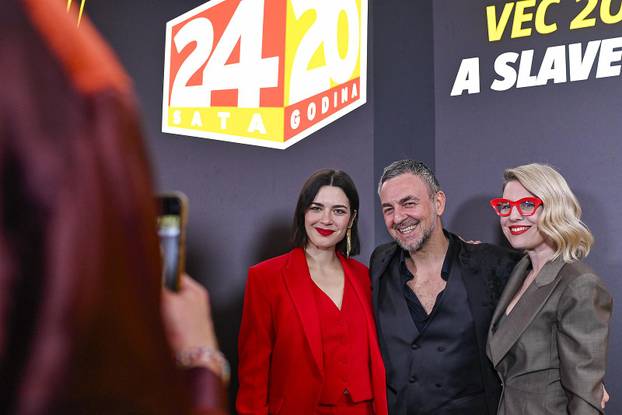 Zagreb: Dolazak uzvanika na proslavu 20. rođendana 24sata