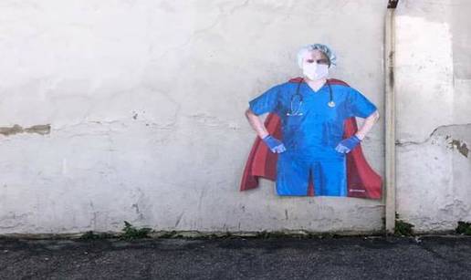 Oni su superheroji današnjice: Grafitom podržali superdoktore