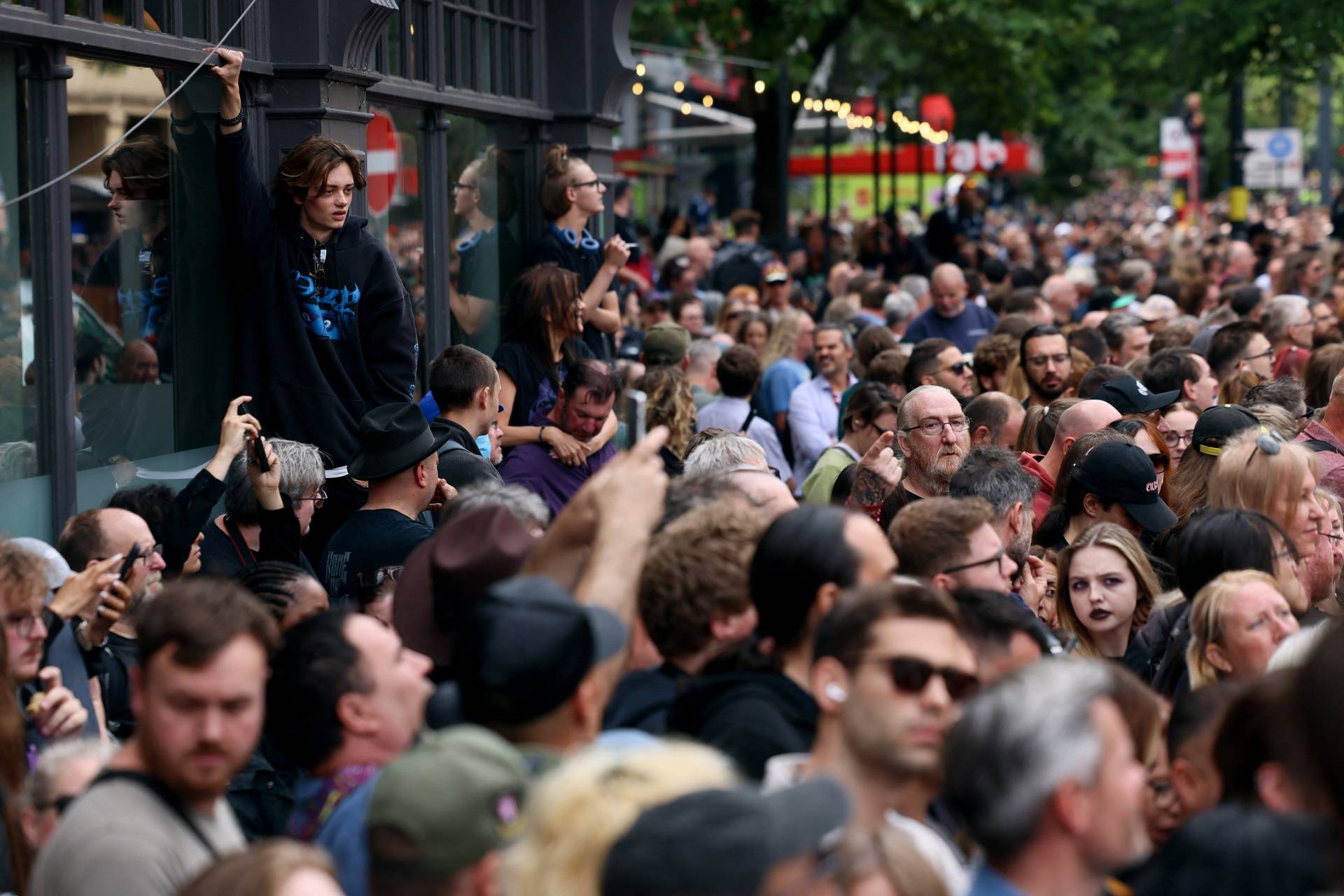 Ozzy Osbourne's funeral cortege travels through Birmingham