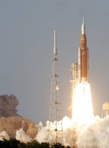 NASA's Artemis II mission to fly by the moon lifts off from the Kennedy Space Center in Cape Canaveral, Florida, U.S.