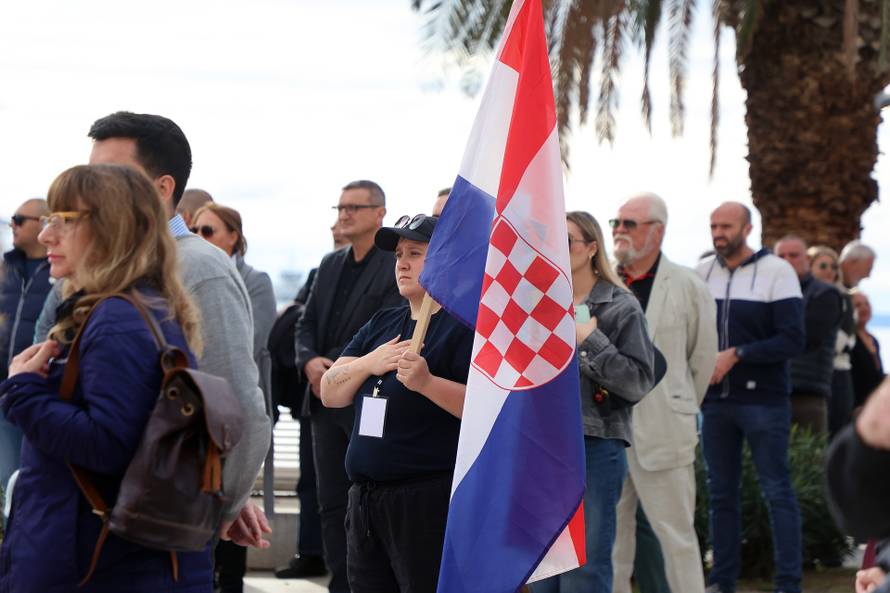 Split: Prosvjed protiv stranih radnika