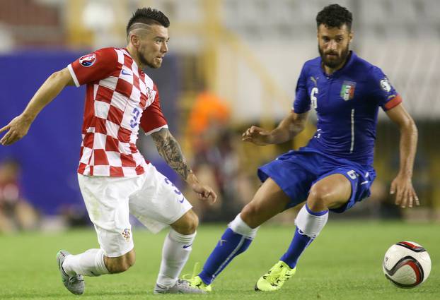 Split: Hrvatska nogometna reprezentacija remizirala s Italijom u kvalifikacijskoj utakmici za EP