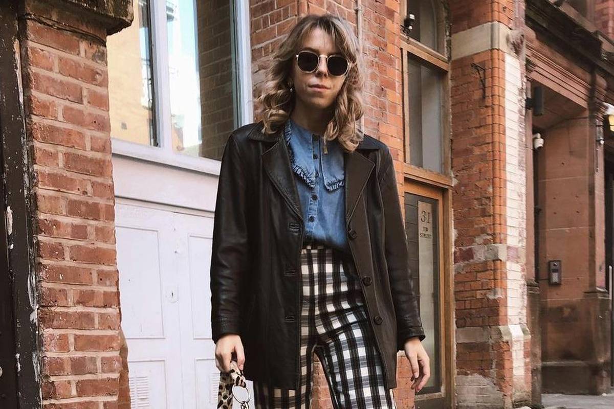 Karirano, kožnati sako i animal print uz retro traper košulju