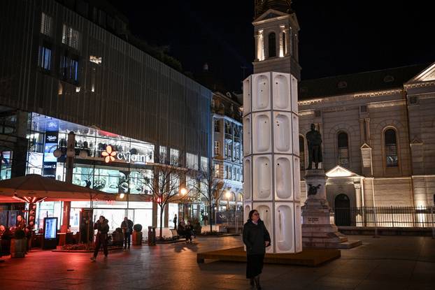 Pripreme za Festival svjetla u Zagrebu