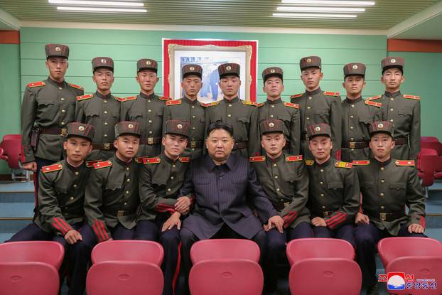 North Korea's leader Kim Jong Un visits the Mangyongdae Revolutionary School