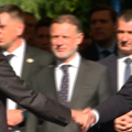 FOTO Palo rukovanje: Milanovi&cacute; i Plenkovi&cacute; se sreli u Oku&ccaron;anima