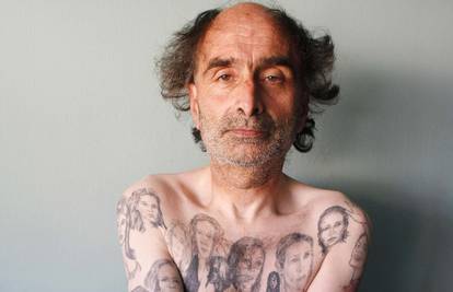 Na ruke i torzo tetovirao je 82 slike oskarovke Julije Roberts