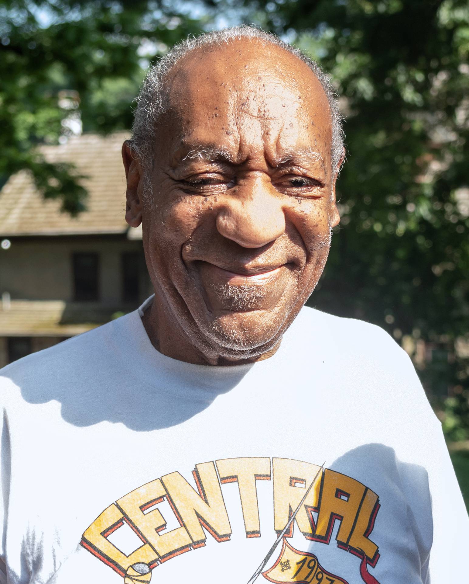 Bill Cosby is seen for a first time outside of his home after being released from prison in Pennsylvania