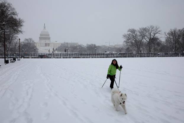 Winter storm in Washington