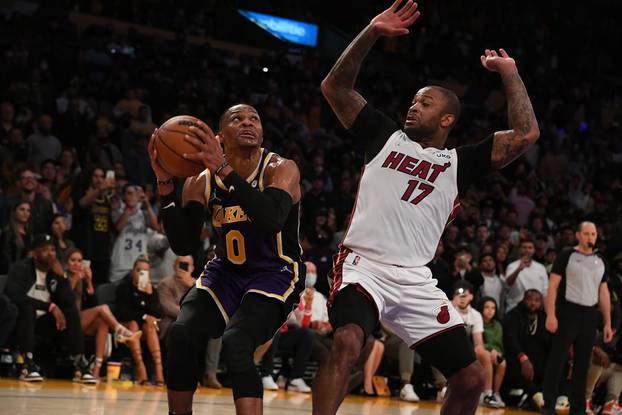 NBA: Miami Heat at Los Angeles Lakers