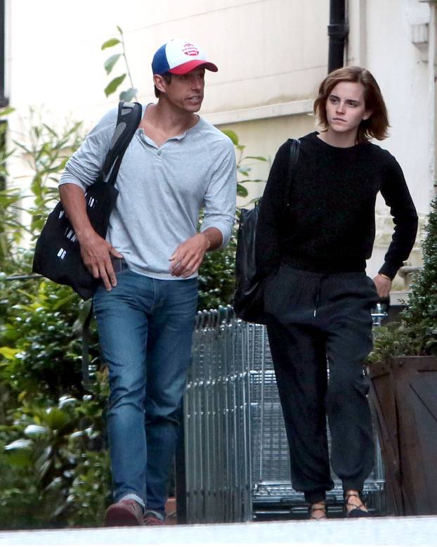 Actress Emma Watson Seen With Her Boyfriend William Mack Knight In London