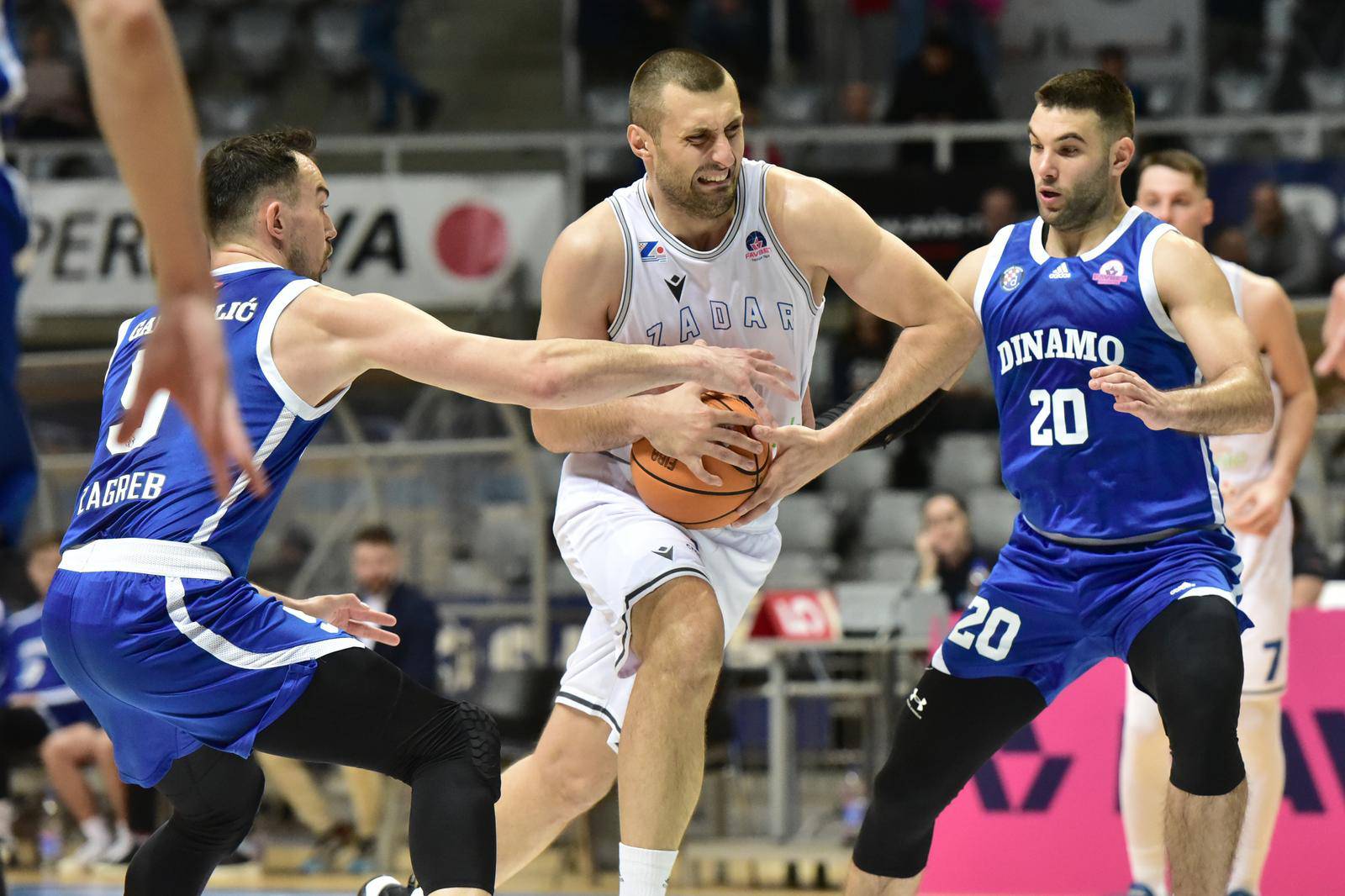 Zadar: Utakmica košarkaškog prvenstva Hrvatske Dinamo - Zadar