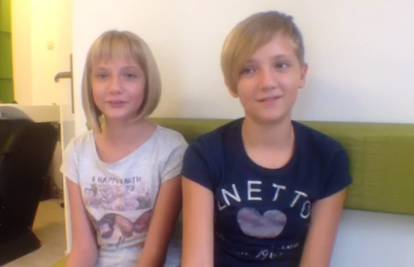 Bruna i Nika četiri su godine puštale kosu za bolesnu djecu