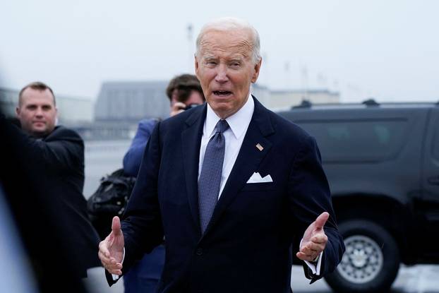 U.S. President Joe Biden arrives to Dover Air Force Base