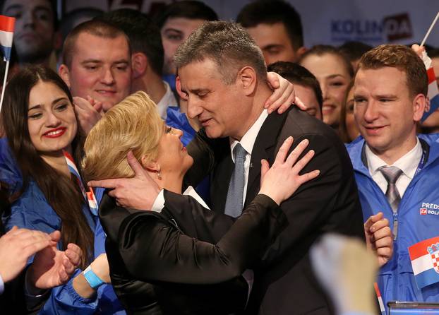 ARHIVA - 11.01.2015. Kolinda Grabar Kitarovi? je izabrana za prvu predsjednicu Republike Hrvatske 