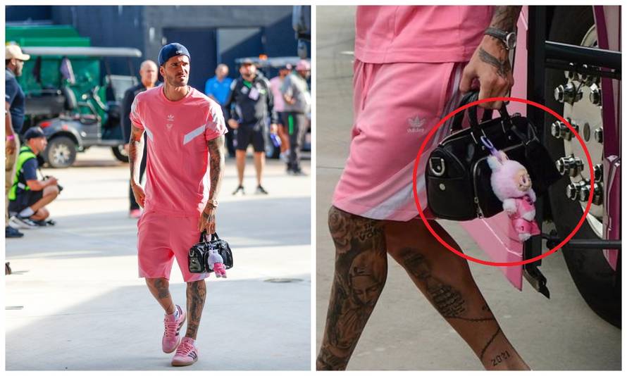 Došao kod Messija s ljubičastim Labubuom na torbici: Obukao ga i u dres, fanovi ga sprdaju...