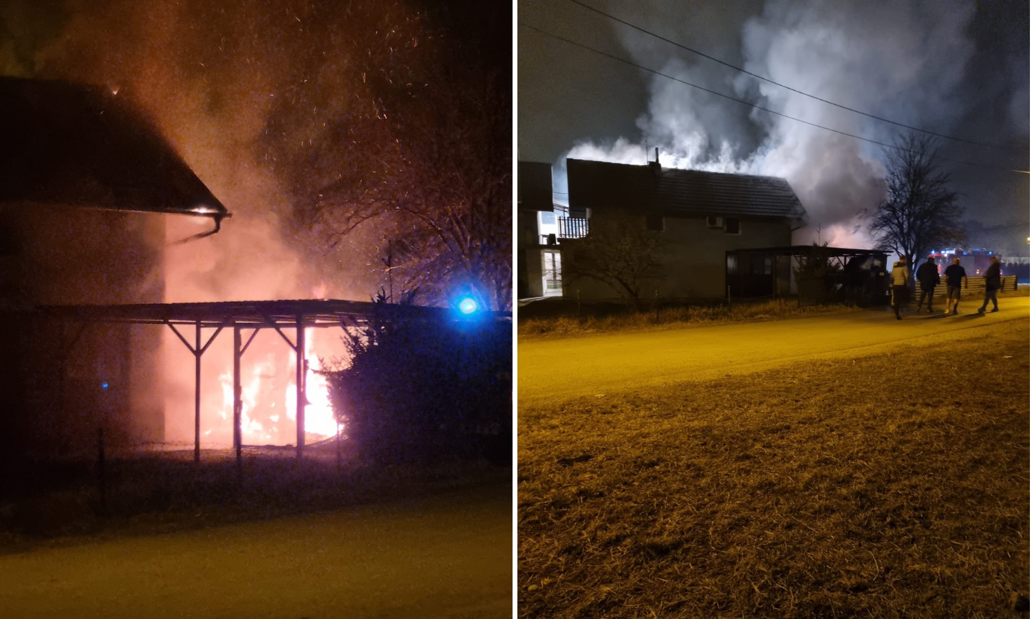 Buknuo požar u drvarnici u Zagrebu, proširio se i na kuću