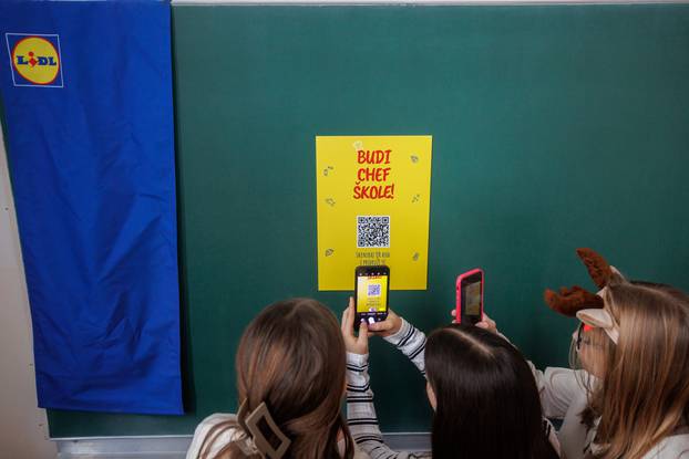 Pobjednicki party u sklopu projekta Chef skole u osnovnoj skoli Nikola Tesla u Rijeci.