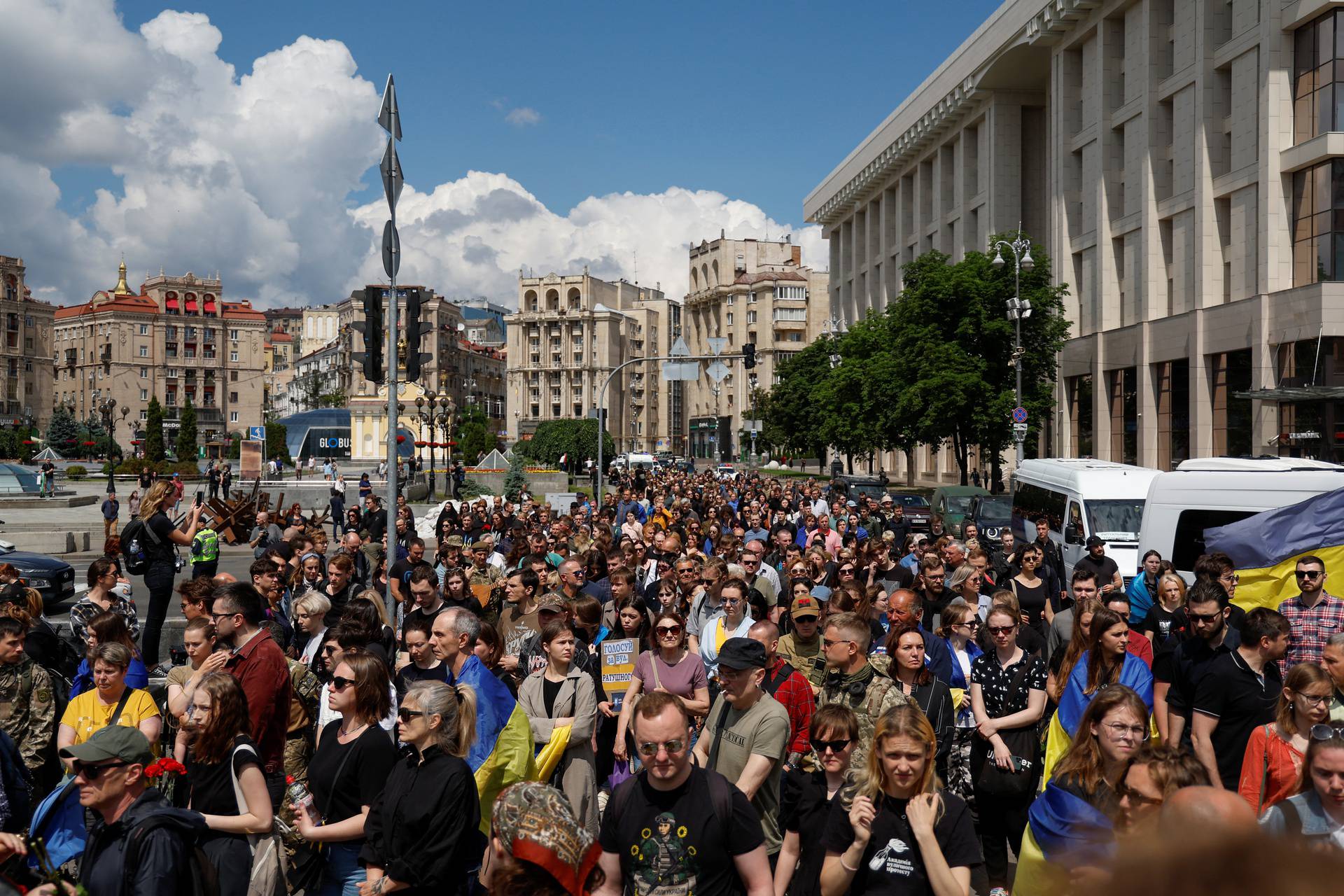 Funeral of a Ukrainian serviceman in Kyiv