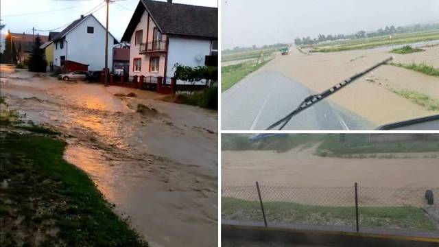 VIDEO Poplave i blatne bujice stvorile kaos kod Požege