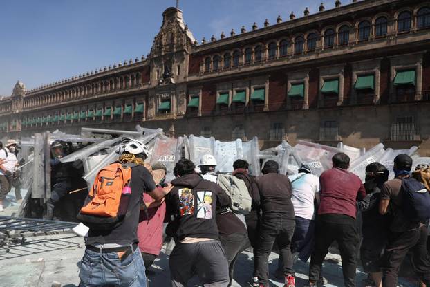 Protest against insecurity and corruption in country, in Mexico City