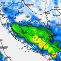 NA UDARU LEDENOG VALA Pogledajte koliko će snijega u Hrvatskoj biti u ponedjeljak!