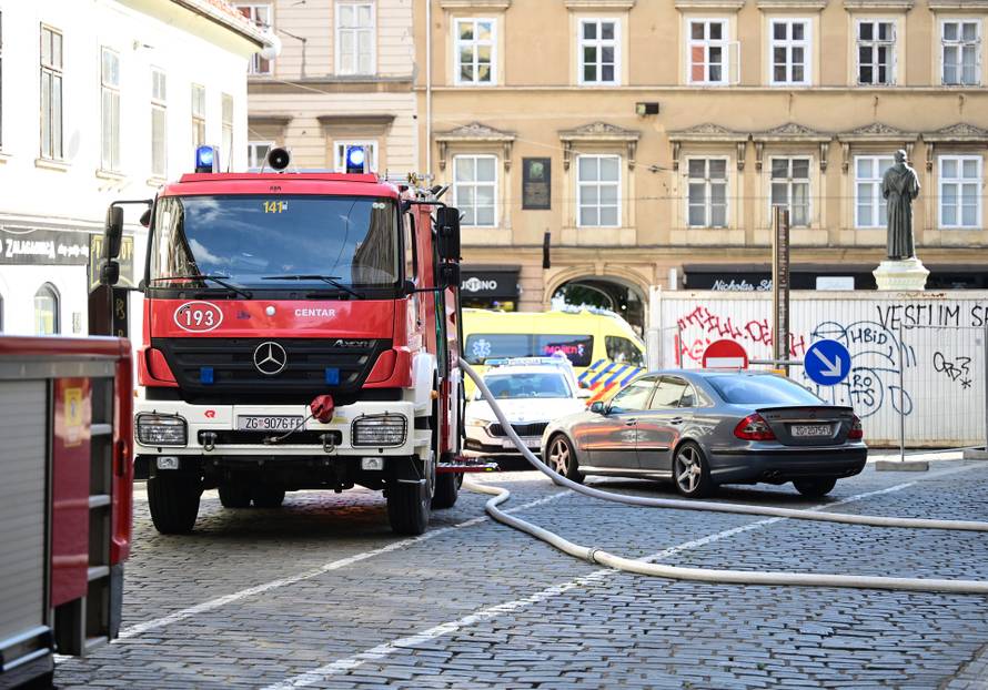 Zagreb: Požar u Mesničkoj ulici