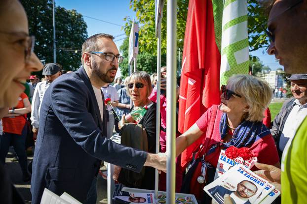 Zagreb: Gradonačelnik Tomislav Tomašević posjetio je proslavu Međunarodnog praznika rada