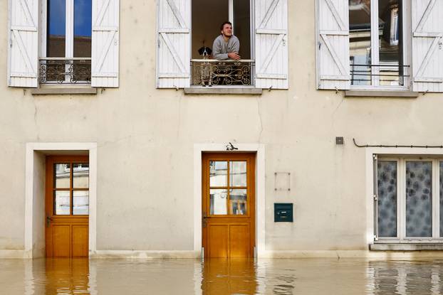 Floods due to heavy rain and storm Kirk in France