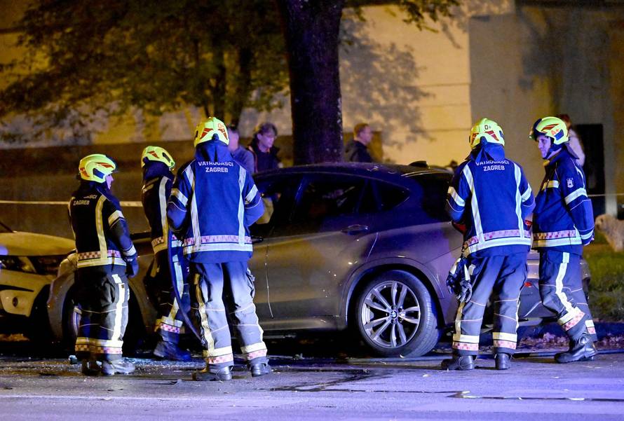 Zagreb: Vatrogasci ugasili požar automobila u Travnom, čula se i eksplozija