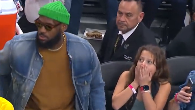 VIDEO Djevojčica pratila susret LA Lakersa, a onda je pored nje sjeo LeBron: Nije imala pojma...