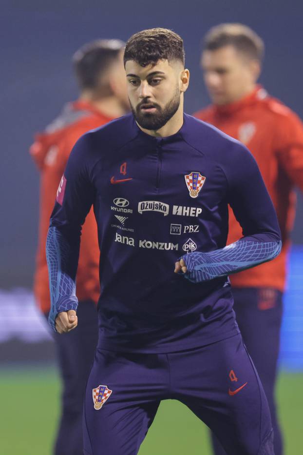 Zagreb: Trening hrvatske nogometne reprezentacije