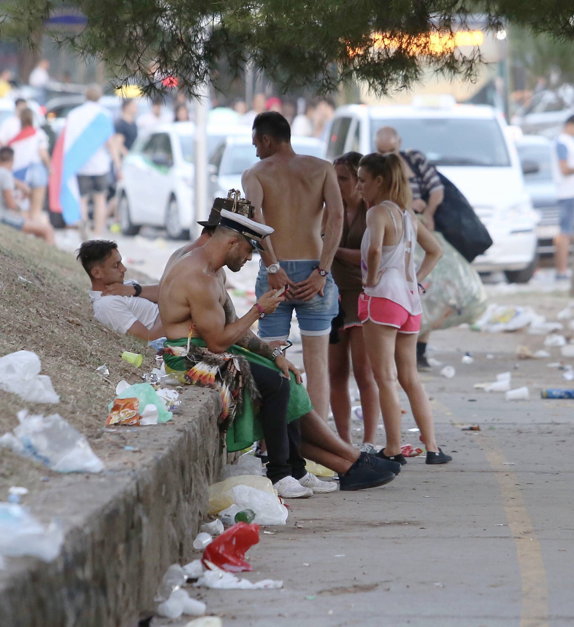 Split: Okolica Poljuda nakon prve veÄeri Ultra Europe festivala