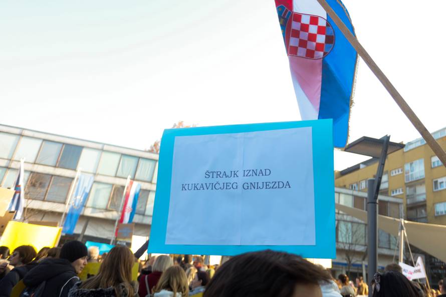 'Vlada je najgori razred' i ostali genijalni transparenti učitelja