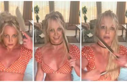 Britney Spears objavila bizarnu snimku. Plesala s noževima pa poručila: 'Samo se malo igram'