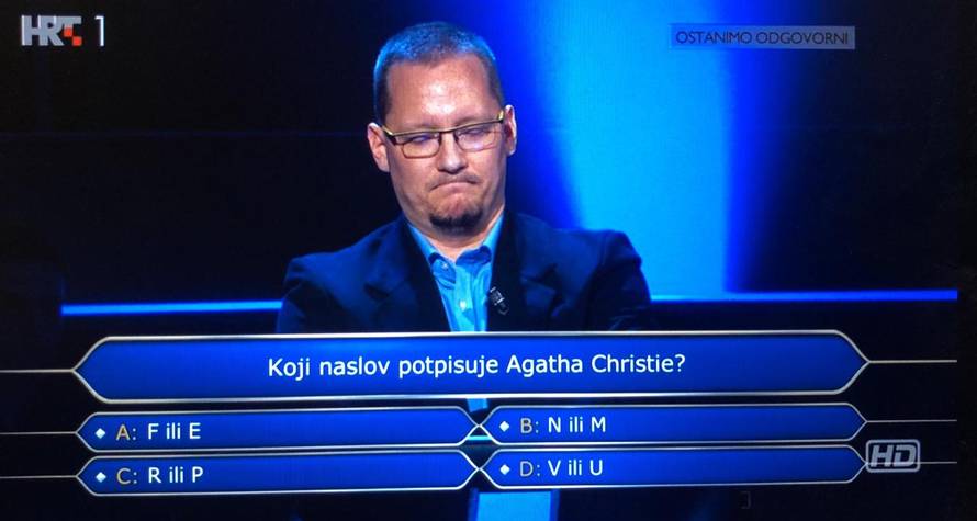 Odustao na pitanju za 250.000 kuna: Znate li vi točan odgovor?