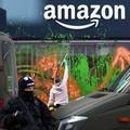 Davos: Aktivisti ometaju slijetanja helikoptera, obojali Amazonovu bazu u zeleno
