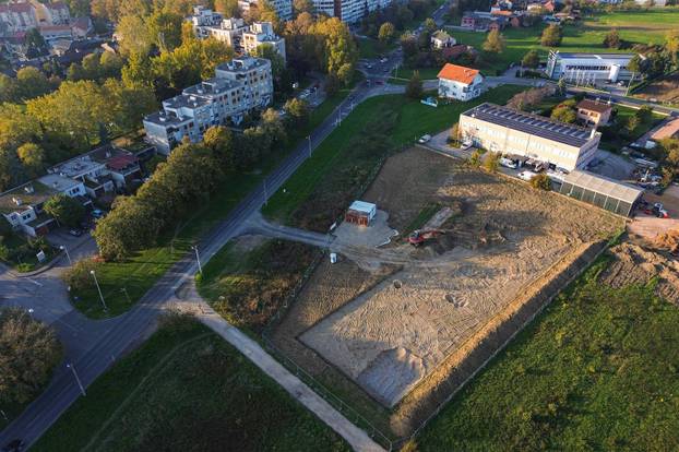 Snimke iz zraka po?etka radova na proširenju i rekonstrukciji Sarajevske ceste u Zagrebu