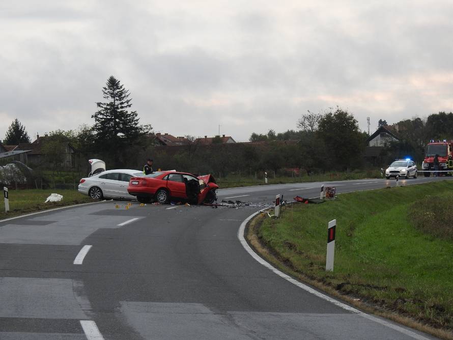 Strašan sudar kod Đurđevca: Dvoje mrtvih, šest ozlijeđenih
