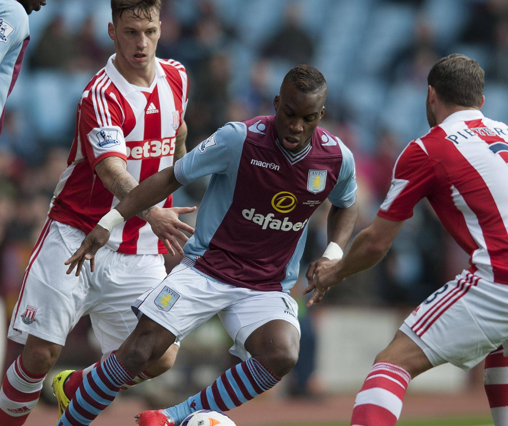 Aston Villa v Stoke City, Barclays Premier League.