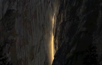 Vatreni vodopad, rijetka pojava u prirodi, uljepšao Yosemite