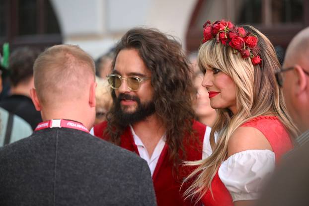Red carpet in front of Heidi Klum's "HeidiFest"