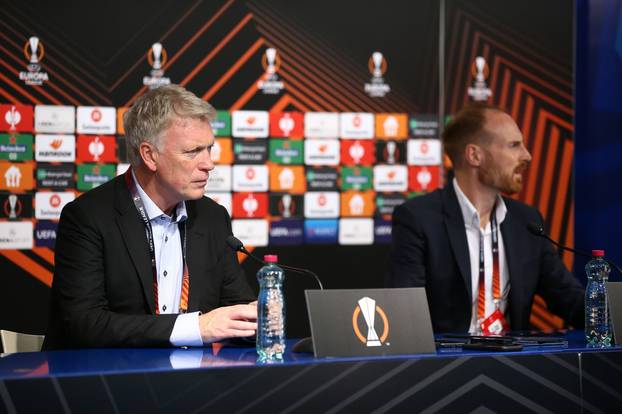 Zagreb:  David Moyes na konferenciji za medije nakon utakmice Dinama i West Hama