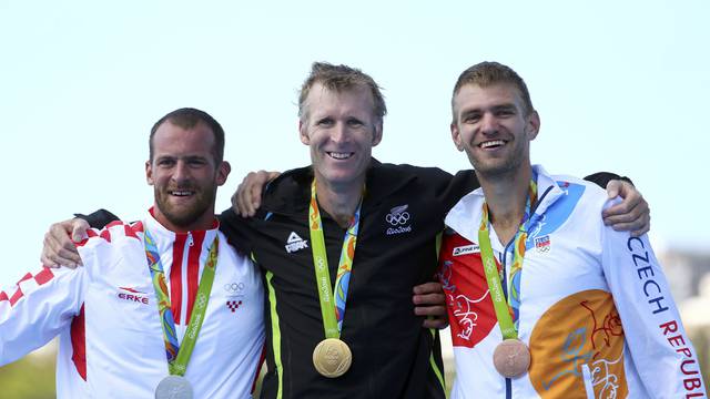 Rowing - Men's Single Sculls Victory Ceremony