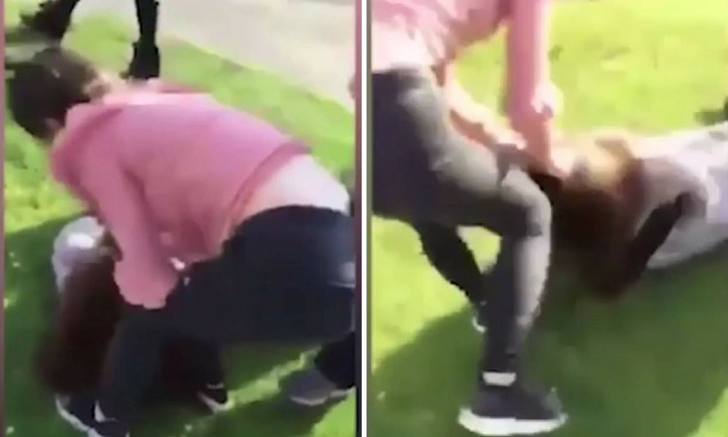Stravična snimka: Djevojku na tlu brutalno izudarala šakama!