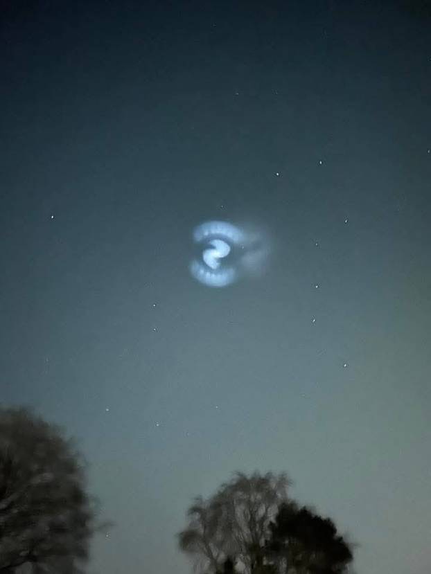 100 slika spiralnog fenomena na nebu koji je šokirao Hrvate