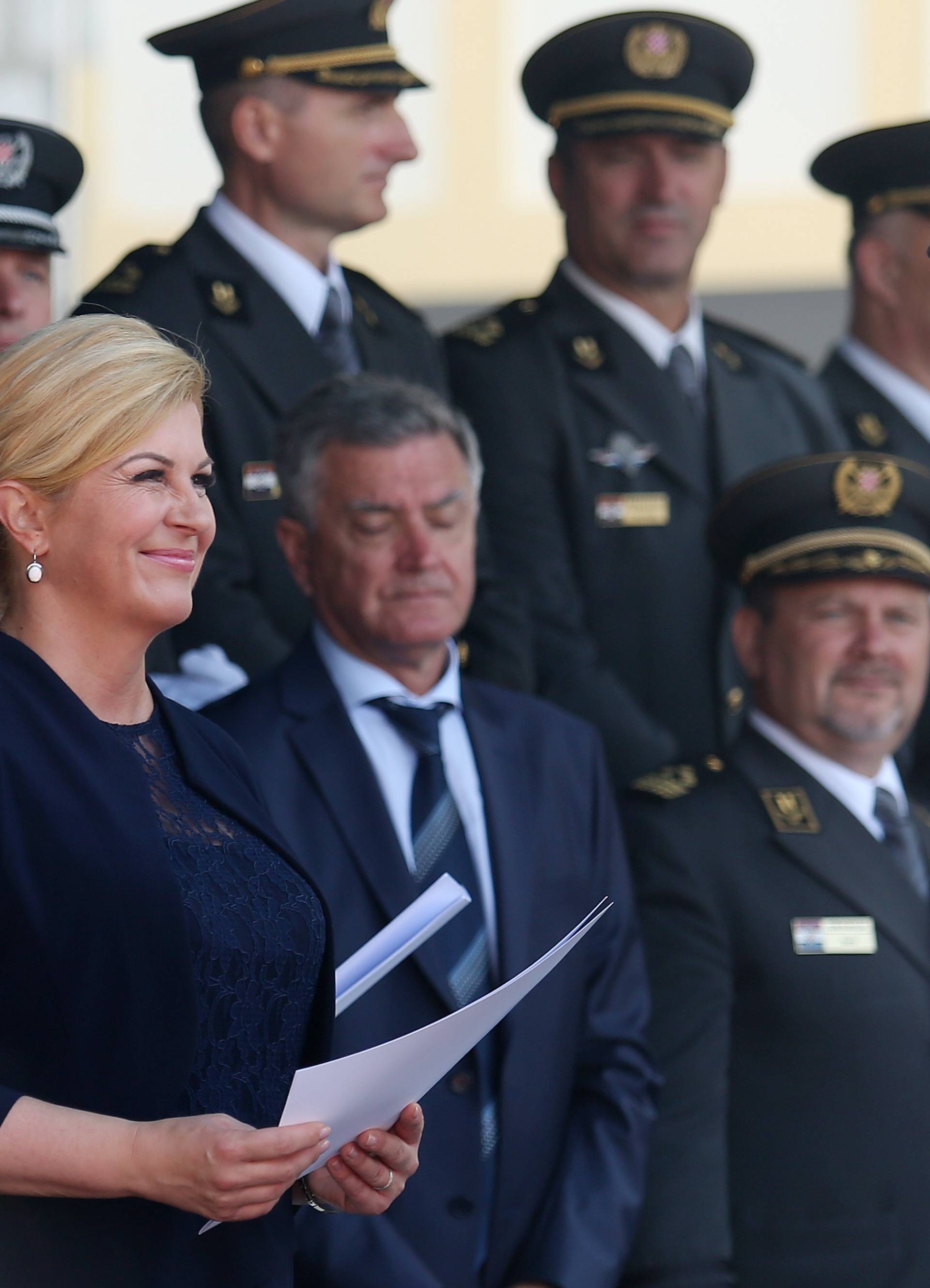 Kolinda promaknula 7 časnika i pohvalila časnicu mornarice