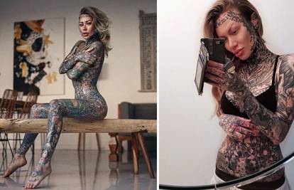 Prelijepa Britanka ima najviše tetovaža: Ljudi me se često boje
