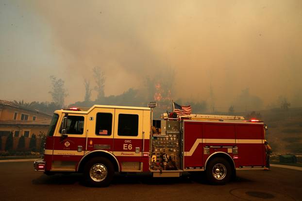 Silverado Fire in California