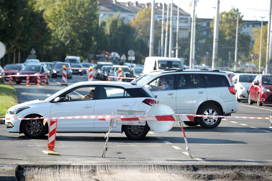 Prometni kaos u srcu Zagreba: Počeli su radovi na Držićevoj...